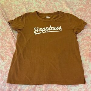 Brown Happiness T-Shirt